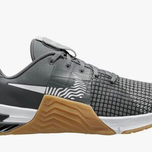 Men's Nike Metcon 8 Training Shoes Smoke Grey/White/Gum Colorway Size 11